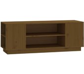 vidaXL Mueble de TV madera maciza de pino 110x35x40,5 cm, Mueble de Salon, Mueble TV, Mueble TV salon, Mesa de TV, Mueble tele