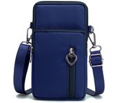 Bolsos pequeños de alta calidad para mujeres multifuncional impermeable nylon teléfono móvil hombro bolsa deporte mensajero bolsa