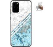Tumundosmartphone Funda Gel Tpu para Samsung Galaxy S20+ Plus diseño Mármol 02 Dibujos