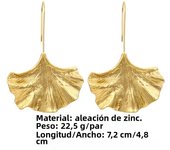 HUANZHI 2020 Retro Gold Color Metal Leaf Stud Earrings Geometric Irregular Plant Earring for Women Girls Party Travel Jewelry