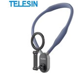 TELESIN Silicone Magnetic Neck Mount Quick Release Hold for IPhone 15 14 13 12 11 10 SAMSUNG HUAWEI XIAOMI Phone Accessories