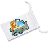 MERCHANDMANIA 1 FUNDA BOLSA MULTIUSOS logo jolly roger one piece oro Nami piratas rey mar dinero gafas dados rol personalizada color
