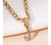 Tiny A-Z Initial Letter Anklets For Women Fashion Zircon Rhinestone Tennis Chain Anklet Bracelet Summer Beach Barefoot Jewelry