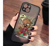 Groot Baby Superhero Phone Case For Apple iPhone 14 13 12 11 XS Mini Pro Max 8 7 XR X Matte Frosted Translucent