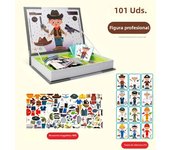 Magnetic Busy Book Matching Magnet Puzzles Baby Books Animals Dinosaur Numbers Montessori For Toddler 1 2 3 Years Gift Fot Kids