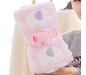Baby Blanket & Swaddling Newborn Thermal Soft Fleece Blanket Winter Solid Bedding Set Flannel Quilt Infant Bedding Swaddle Wrap
