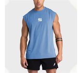 2025 Summer new Gym Vest Men broad shoulder Sleeveless Sports Tank Top quick-dry mesh Fitness T-shirt Running Tank Top men tops