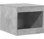 Mueble Arenero de Gatos Madera gris Hormigón 47x59x42 cm