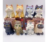 JINART Cat Island mini grain blind box cute cat cute grain tide play figure doll toy ornament gift