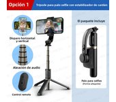 2024 NEW Handheld Mobile Phone Holder Video Gimbal Stabilizer Selfie Stick Foldable Tripod Live Stand for IPhone Samsung Xiaomi