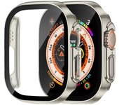 Waterproof Case for Apple Watch Ultra Screen Protector Case 49mm Straight Edge Cover iWatch series 8 SE 7 4 45mm 41mm 44mm 40mm