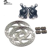 49CC Brake Disc Plate Gas Mini Dirt Bike Rear Disc Brake Caliper Kit 140mm and Friction Plate Rotors Electric Scooter ATV