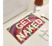 Rainbow Get Naked Bath Mat Soft Tufted Bathroom Rugs Bathtub Mat Entrance Doormat Living Room Apartment Carpet 40x60cm 50x80cm
