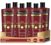 TRESemmé Champú Liso Keratina 685ml - Pack de 6