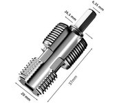 Pvc Pipe Threader Kit Pipe Threader Pipe Round Die 4/6 Points Ppr Water Pipe Internal Thread Opener