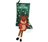 Calcetines de Navidad decoración bolsa de regalo calcetines de regalo de Navidad colgante para árbol de Navidad decoración del hogar suministros colgantes
