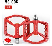 NanLio MTB Ultralight Flat Pedal Bearings XC AM Mountain BMX Anti-slip Big Foot DU Bushing Colorful Nylon Plastic 9/16" Bicycle
