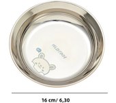 WORTHBUY 304 Stainless Steel Round Plate Camping Dish Rust-Proof Stackable Food Serving Plate Kid Dining Disc Kitchen Tableware