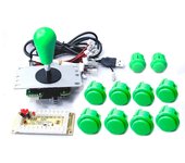 Copy SANWA Game Machine Arcade Console DIY Kit 8 Way Joystick Push Buttons For PC Raspberry Pi Zero Delay USB Board Controller