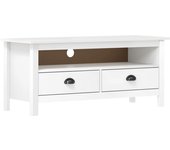 Mueble TV combinadoMueble de TV Hill madera maciza de pino blanco 110x40x47 cm