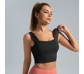 Tirantes anchos, sujetador Deportivo antivolpes y antilacidez, sujetador Deportivo push-up para Corver y fitness