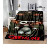 Gremlins cartoon printing blanket children's warm blanket flannel soft and comfortable blanket home travel blanket birthday gift