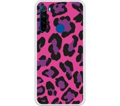 Funda original compatible con Xiaomi Redmi Note 8T - Textura Leopardo Rosa