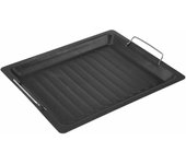 Sartén para barbacoa, placa para parrilla, sartén resistente al óxido de acero inoxidable de grado alimenticio, placa para parrilla no pegajosa, plancha portátil