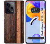 Funda Silicona para Xiaomi Redmi Note 12 Pro+ Plus 5G diseño Madera 05 Dibujos