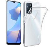 Funda Oppo A16 / A54S (4G) / A55 (5G) Carcasa Gel TPU Silicona Transparente GTR + Protector Pantalla Cristal Templado Movilear