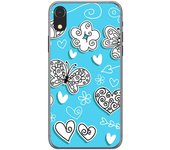 Tumundosmartphone Funda Gel Tpu para Iphone XR Diseño Mariposas Dibujos