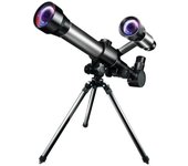 Telescopio astronómico profesional HD para niños. Incluye 3 oculares. Telescopio portátil. Fácil de montar y usar.
