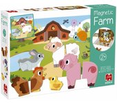 Granja Magnética con 12 Animales y Escenarios Juguetes de madera Diset