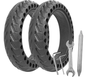 8.5 Inches Solid Tire for Xiaomi M365 Pro 1S Pro 2 Essential E-Scooter Rubber Front Rear Wheel Reflective Sticker Tools Parts