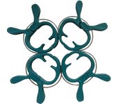 20PCS Reusable Green Garden Plant Fixed Clips for Greenhous Vegetables Flowers Stem Vines Grape Clamp Support Fastener Tools