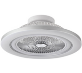 Ventilador de Techo FABRILAMP MATO NIQUEL 5 Aspas 6 Velocidades LED 72W