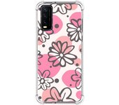 Funda Silicona Antigolpes para Vivo Y20s / Y11s diseño Flores 09 Dibujos