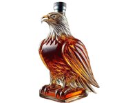 Decantador de whisky de cristal con forma de águila, botella divertida con forma de animal, botella de whisky con forma de águila para papá y esposo, decoración divertida para el hogar en días festivos, familias y parejas.