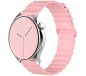 20mm 22mm Magnetic Loop band For Samsung Galaxy watch 6/5 pro/4/Classic/active 2 Silicone link bracelet huawei GT 2-2e 3-4 strap