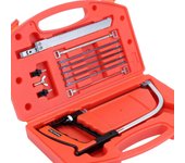 Paquete de 12 sierras para metales, sierras para trabajar la madera con azulejos, arco, 12 pulgadas, herramientas para trabajar la madera para plástico, vidrio, azulejos, metal, cerámica