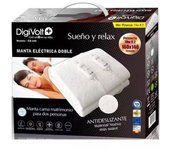 Digibolt Manta Eléctrica Calienta con Temporizador 2 Niveles Temperatura Ajustable y Protección Contra Sobrecalentamiento 150 x 80 cm /160X140cm