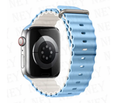Ocean silicone strap for Apple Watch Ultra2 49mm 45mm 40mm 44mm 41mm sport bracelet for apple watch bands serie 9 8 7 6 5 4 3 SE