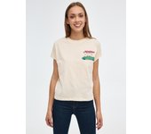 Camiseta de cuello redondo sin mangas con estampado gráfico INSIDE