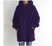 Jocoo Jolee Women Fashion Hoodies Dress Spring Solid Big Pocket Sweatshirt Korean Pop Hoody Casual Long Tops Oversized Pullover