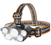 Headlamp Rechargeable, Bright Leds Head Lamp Flashlight For Outdoor Running, Hunting, Camping