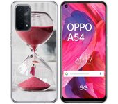 Tumundosmartphone Funda Gel Tpu para Oppo A54 5G / A74 5G diseño Reloj Dibujos