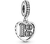 Joyería Pandora-Abalorio de circuitale cúbica de 18 años de Amor en Plata de Ley, Viene con El embalaje de Caja De Regno original.