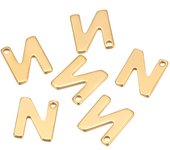 30pcs Stainless Steel Gold Color A-Z 26 Letter Pendant Alphabet Charms Pendant for DIY Jewelry Making Earrings Bracelet Necklace