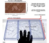 Chocolate Mold Polycarbonate Broken Crystal Shape Candy Baking Pastry Tools for Chocolates Bar Bonbons Molds Confectionery Mould