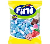 Fini Golosinas caramelos de goma Bolsa de 250u gran surtidos de modelos a elegir fresas salvajes,dedos brillos,dentaduras,huevos fritos,melones,tropy jelly,moras,melecoton,ladrillos,gusanos,huesos brillo,cerezas,beso,botella cola,calaveras,pulpos etc...